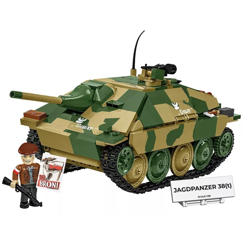 Klocki Cobi Jagdpanzer 38t Brave zestaw konstrukcyjny, 731 elementów