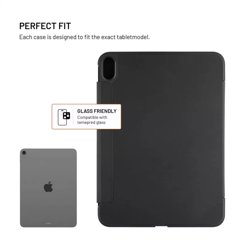 Fixed | Trinity Case | 10.9-11 cal | Pokrowiec | Apple iPad 10,9 cal (2022)/iPad 11 cal (2025) | Czarny