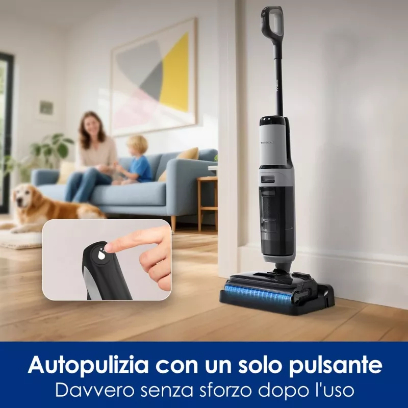Bezprzewodowy odkurzacz podłogowy Tineco Floor One i5 Stretch Plus – lekka, mop do mycia na mokro i sucho