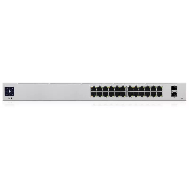 Ubiquiti UniFi 24-Port PoE Managed L2/L3 Gigabit Ethernet (10/100/1000) Power over Ethernet (PoE) 1U Silver