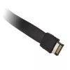 Akasa Low Profile PCI Bracket Adapter USB 3.1 Type C - czarny - Adapter - Cyfrowy/Danych