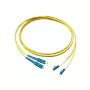 Kabel światłowodowy duplex z wtyczkami LC/SC, jednomodowy, 9/125, długość: 10 m, Good Connections® (LW-910LS)