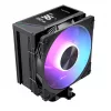MODECOM Volcano 0C T102 LCD ARGB Chłodzenie procesora powietrzne 12 cm Czarny