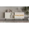 Cama INSERTO 3D1W komoda 190x40x80 kaszmir + LED