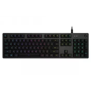 Logitech Gaming G512 - Tastatur - Hintergrundbeleuchtung - USB - QWERTY - Spanisch - Tastenschalter: GX Brown Tactile - Kohle