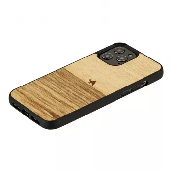 Etui na telefon man and wood dla iPhone 12 Pro Max Terra Czarny — ochronny tył etui