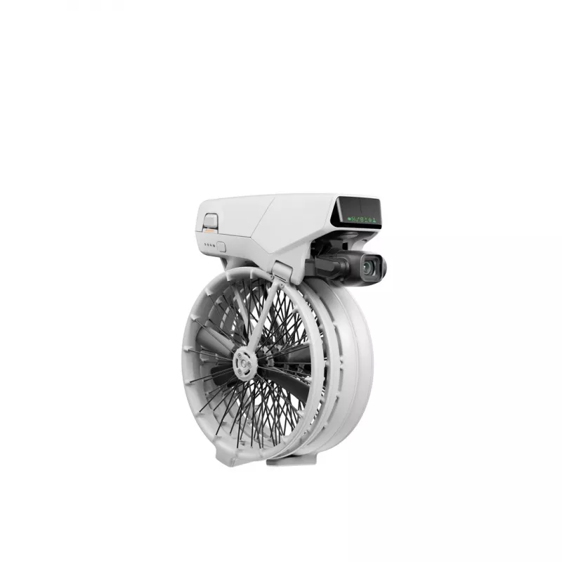 Dron DJI Flip 4 z kamerą 48 MP, 4K (3840x2160), akumulatorem 3110 mAh, 16 m/s, zasięgiem 14 000 m, 4 wirnikami, 0,249 kg, czarno-biały