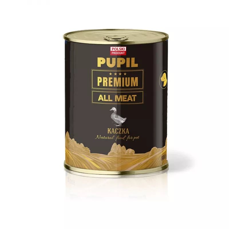 PUPIL Premium All Meat Gold Duck - karma mokra dla psa - 800g