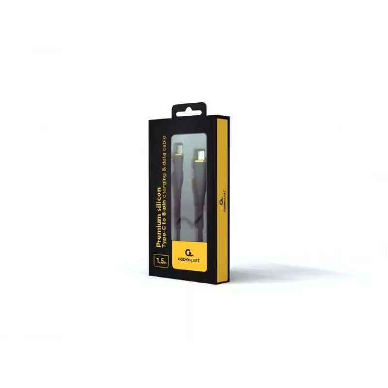 Kabel Lightning GEMBIRD CC-USB2S-CM8PM-1.5M-BK, 1,5 m