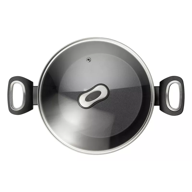 Garnek do zupy JATA CF922 2.6 L czerwony aluminium