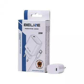 Ładowarka 20W USB-C + kabel USB-C biała
