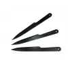 Zestaw noży do rzucania KAL22 KAL22-CZ — 3 czarne stalowe noże do rzucania, ostrze 165 mm, długość 275 mm, waga 240 g