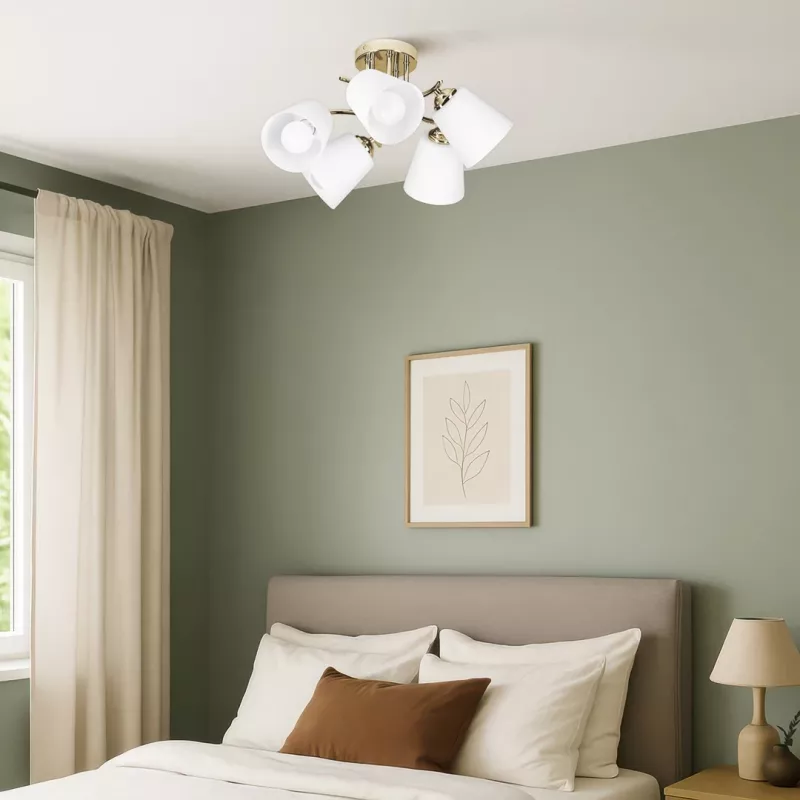 Lampa wisząca Activejet AJE-EMILY 3P GOLD E27 3x40W