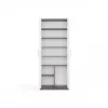OLIV 2D CLOSED SHELVING UNIT, ANTHRACITE/Biały SET