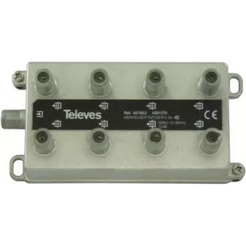 Rozgałęźnik Televes AZ812TD 8-drożny 5–1218 MHz 12 dB