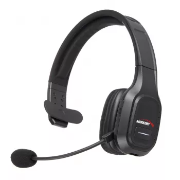 Słuchawki Bluetooth Audiocore 74452, czerwonyukcja szumów, mikrofon, call center, Google Siri, biurowe, bezprzewodowe