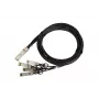 Kabel QSFP+ DAC Extralink 40 Gb/s do 4×10 Gb/s, 3 m, 30AWG, QSFP+ męski–męski