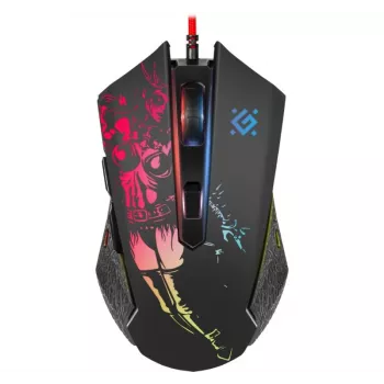 Mysz gamingowa, optyczna, przewodowa DEFENDER GM-933 SIN'SISTER 7200dpi 6P RGB