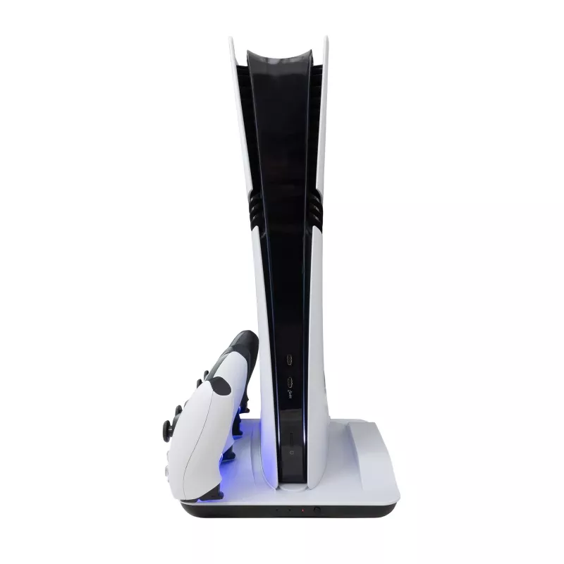 Podkładka chłodząca biały Shark Guard-2 do PS5 ze zintegrowaną stacją dokującą (model PS5-05102V2)