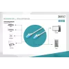 Kabel sieciowy Digitus CAT 5e U/UTP RJ-45 2m biały