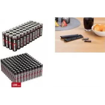 Bateria ANSMANN AAA Alkaliczna Micro 1521-0039 — opakowanie 100 szt.