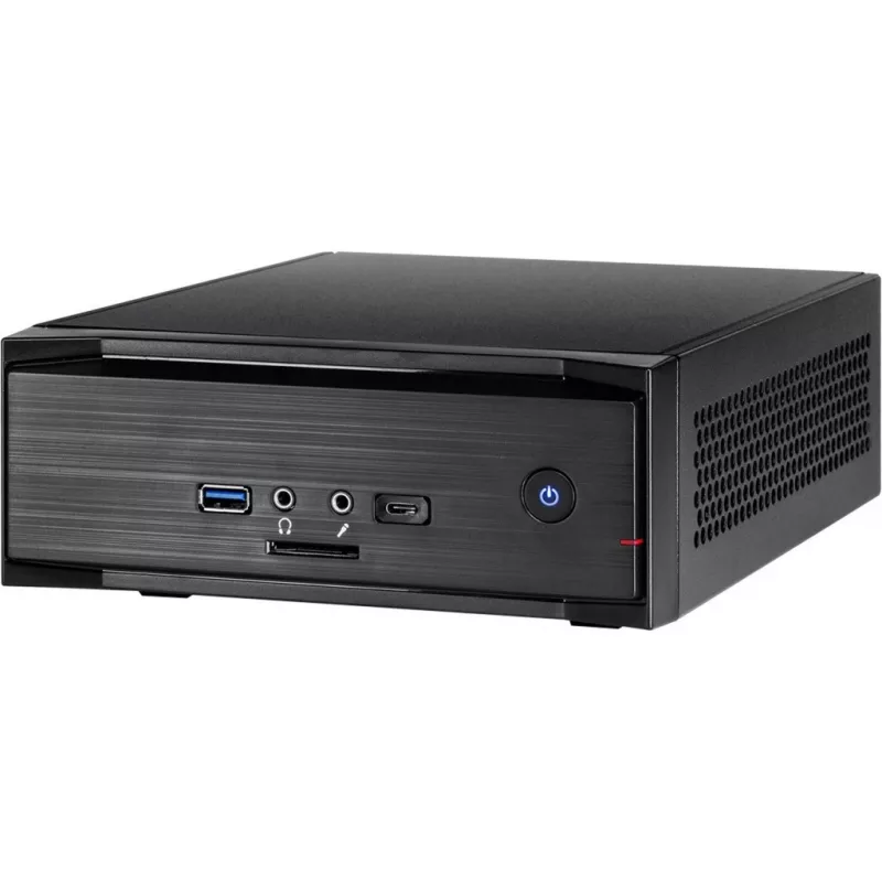 Inter-Tech MW-01 II Enclosure Mini-ITX, USB 3.0 (Typ A+C) czarna, Czytnik kart (88881244)
