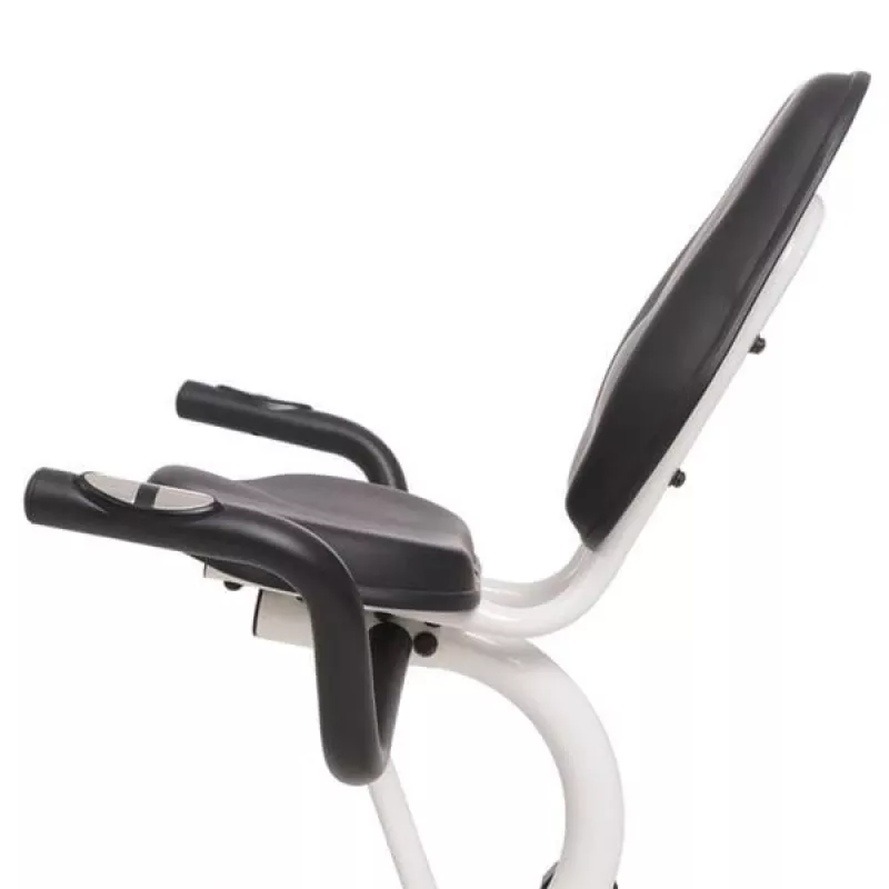 Poziomy rower magnetyczny biało-zielony HMS R9259