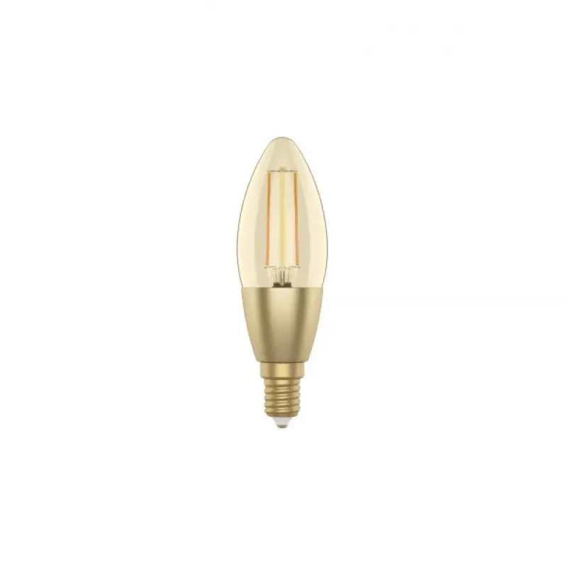 WOOX R5141 Żarówka LED Smart Candle C37 Filament, Wi-Fi, E14, 4,9W, 470 lm, Ciepła biel 2700K