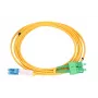 Patchcord Extralink SC/APC - LC/UPC singlemode duplex G.657.A1 3mm 1m
