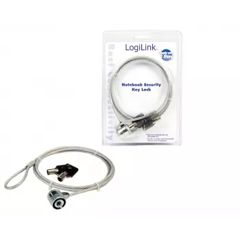 Zamek zabezpieczający do notebooka LogiLink nbs003 1,5m