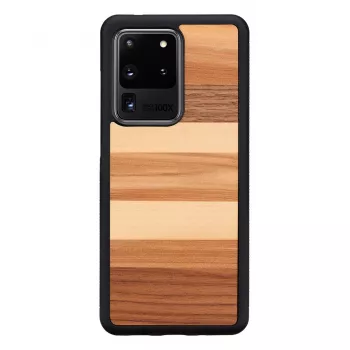 Etui ochronne na telefon man and wood Galaxy S20 Ultra — wykończenie czarne drewno