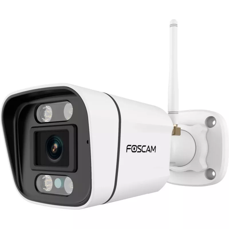 Foscam V8P Wi-Fi Kamera monitorująca Biała 8MP (3840x2160), Dwuzakresowe Wi-Fi, wbudowany reflektor i syrena alarmowa (V8P-W)