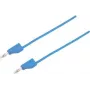 VOLTCRAFT przewód pomiarowy [wtyk 4 mm - wtyk 4 mm] 0,5 m niebieski MSB-300 (MSB-300-0.5-BL)