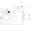 Indesit FFD 11489 BV EE Pralka, A, Ładowanie od przodu, Pojemność prania 11 kg, 1351 obr./min, Głębokość 60,5 cm, Biały | Whirlpool