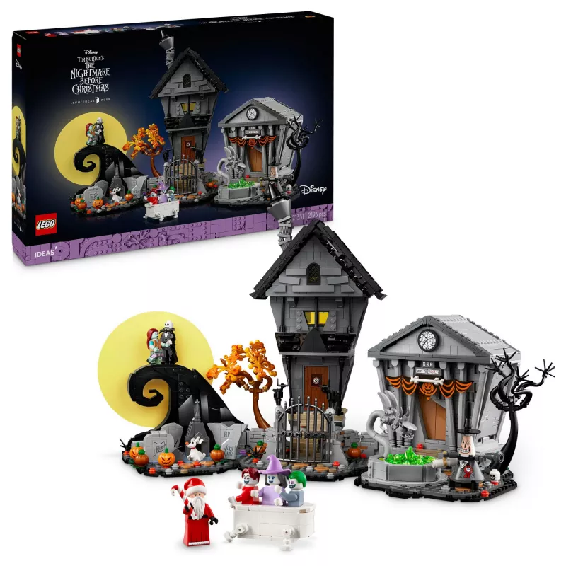 LEGO Ideas — Miasteczko Halloween Tima Burtona (21351)
