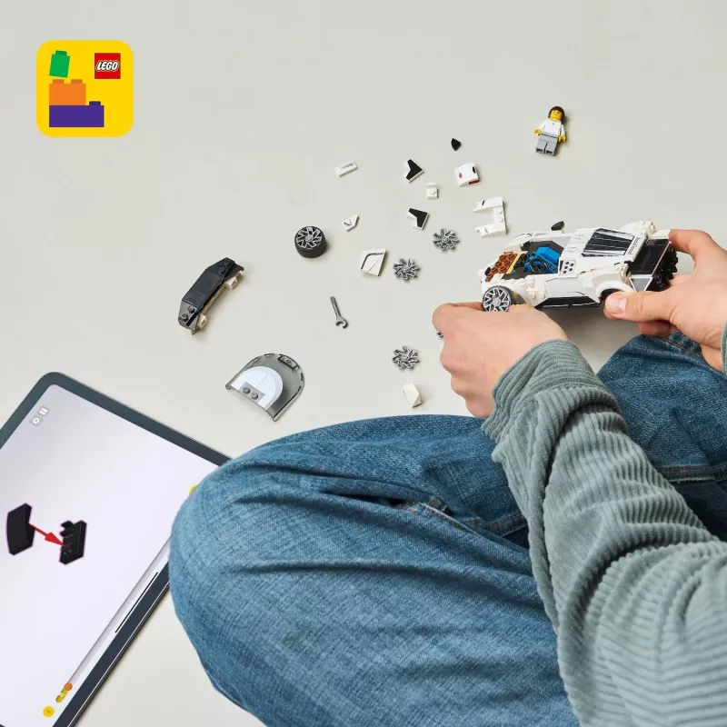 zestaw konstrukcyjny LEGO Bugatti Centodieci Speed Champions 77240 — 291 elementów, 1 minifigurka, wiek 9+