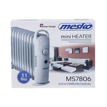 Mesko MS 7806 Grzejnik elektryczny Olejowy grzejnik elektryczny Do wewnątrz Biały 1200 W
