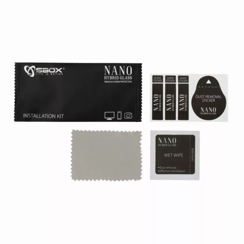 Sbox Nano Hybrid Glass 9H Screen Protector do Samsung Galaxy Watch Active 2 44 mm