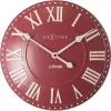 NeXtime zegar 3083ro London Roman, Ø34,5 cm, na ścianę, Czerwony/Biały