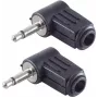 shiverpeaks BS51100-W2 złącze przewodowe 3,5 mm Czarny Męski 2 szt.