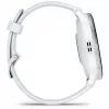 Smartwatch GARMIN Venu 3 — 1,4-calowy AMOLED, koperta 45 mm, GPS, Wi‑Fi, 8 GB, srebrno-biały, pasek silikonowy