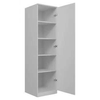 Szafa Top e Shop SD-50 BI z 5 półkami, 1 drzwiami, biała rama