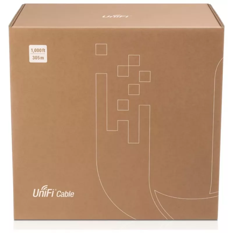 Kabel sieciowy Ubiquiti U-Cable-C6-CMP U/UTP Cat6 305m Biały