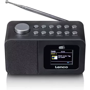 Radio stołowe Lenco CR-625BK — Odbiornik FM/AM z Bluetooth, czarny