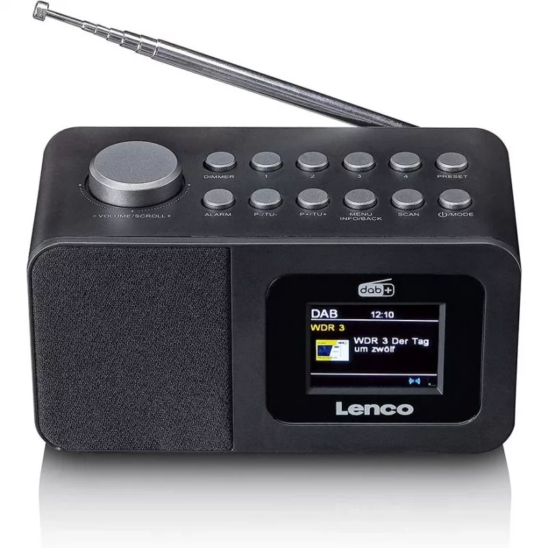 Radio stołowe Lenco CR-625BK — Odbiornik FM/AM z Bluetooth, czarny