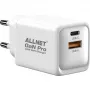 Zasilacz ALLNET PSU-GaNPD-USB-1A1C-45W USB-C PD i USB-A QC 45W ładowarka GaN