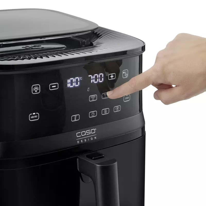 Frytkownica powietrzna Caso Steam and AirFry 700, 1700 W, 7 L, czarna