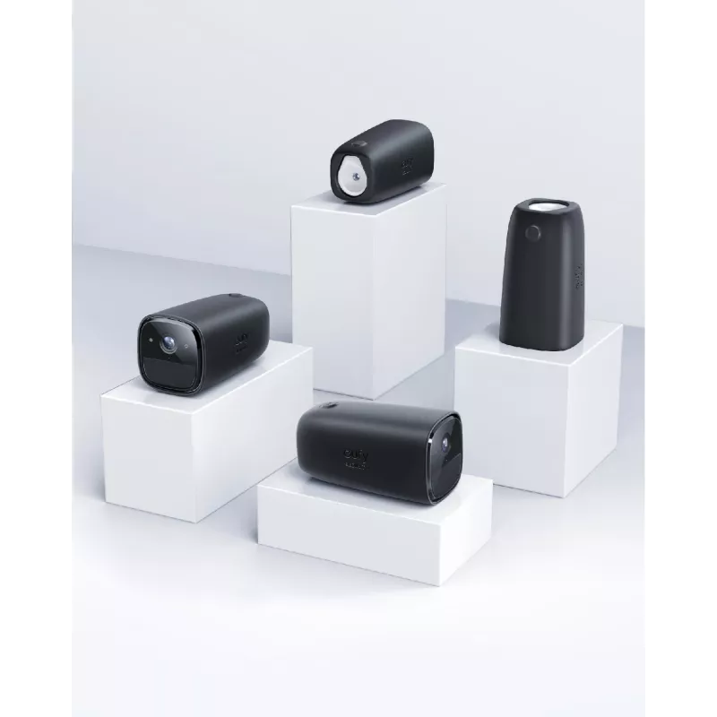 Cover Eufy T8711111 zewnętrzna czarna 2 szt.