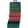 Zestaw wierteł Metabo 627156000 — HSS, powlekane TiN, 19 sztuk