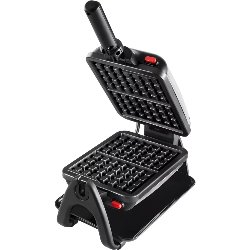 Gofrownica Tefal WM756D 2 gofry 1200 W czarna, stal nierdzewna